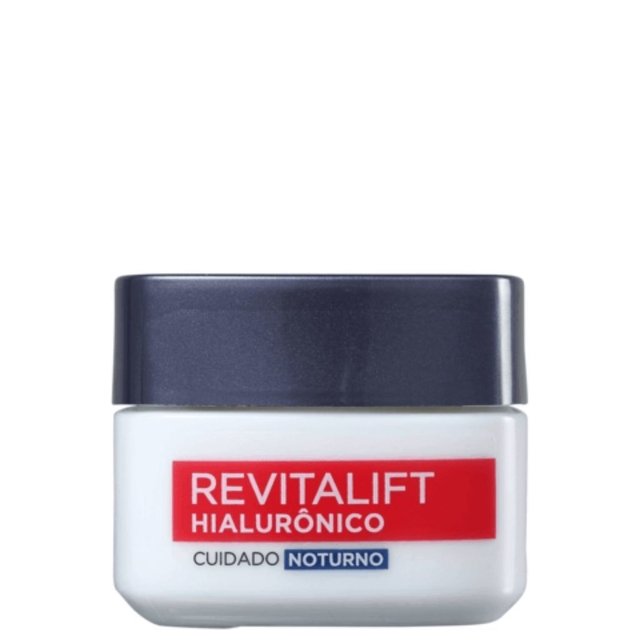 Creme Facial anti sinais L'Oréal Paris Revitalift Hialurônico - Tratamento  Noturno 50 ml