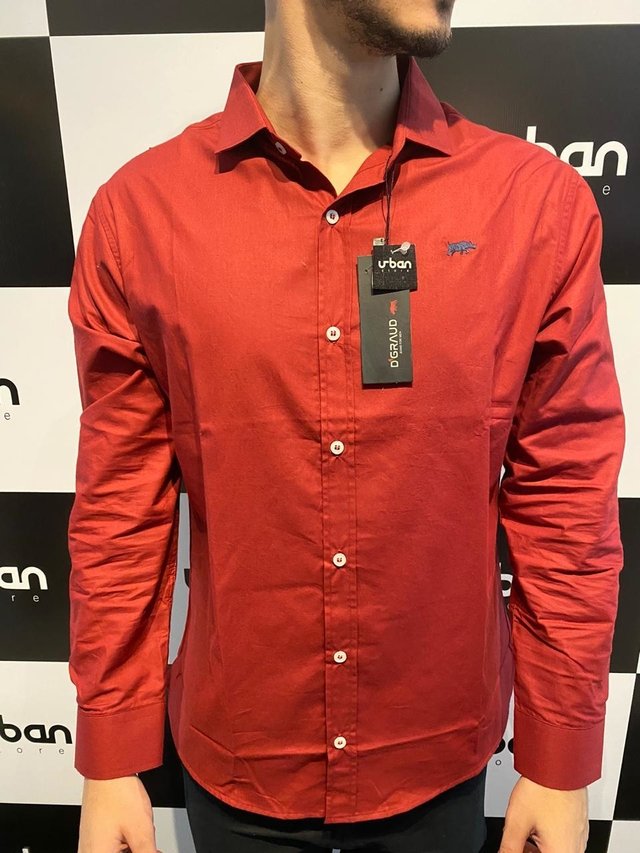 Camisa Social D'Graud - Vermelha