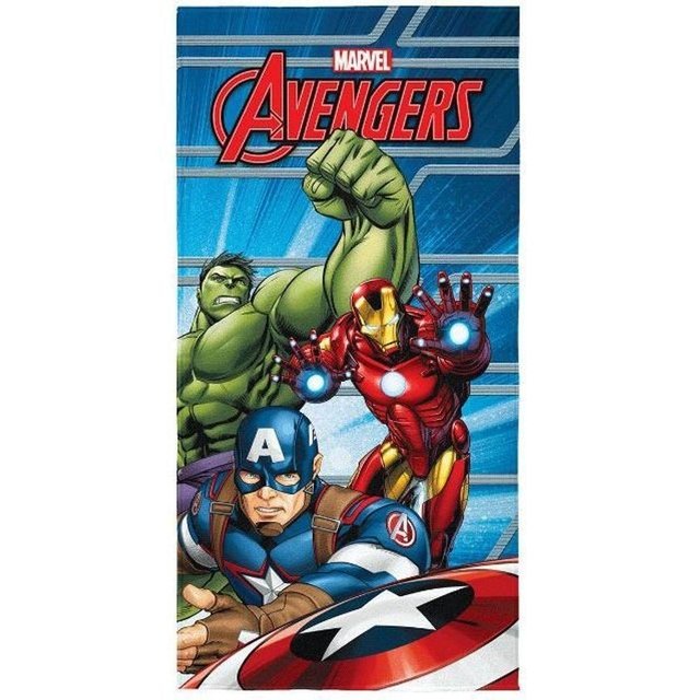 Toalha de Banho Lepper Transfer Avengers 70cmx 1,40m