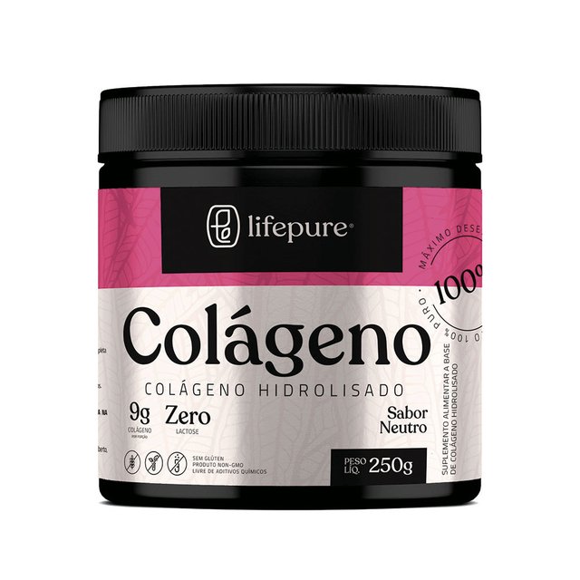 Comprar Colágeno Hidrolisado em Pó 250g - Life Pure