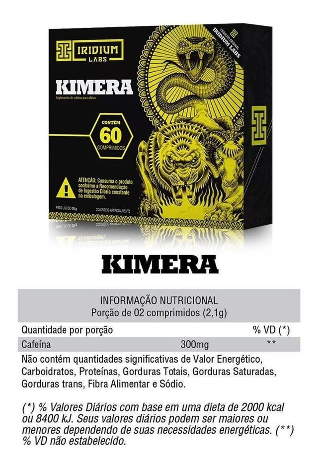 KIMERA THERMO 60 CAPS - IRIDIUM LABS - aer fitness