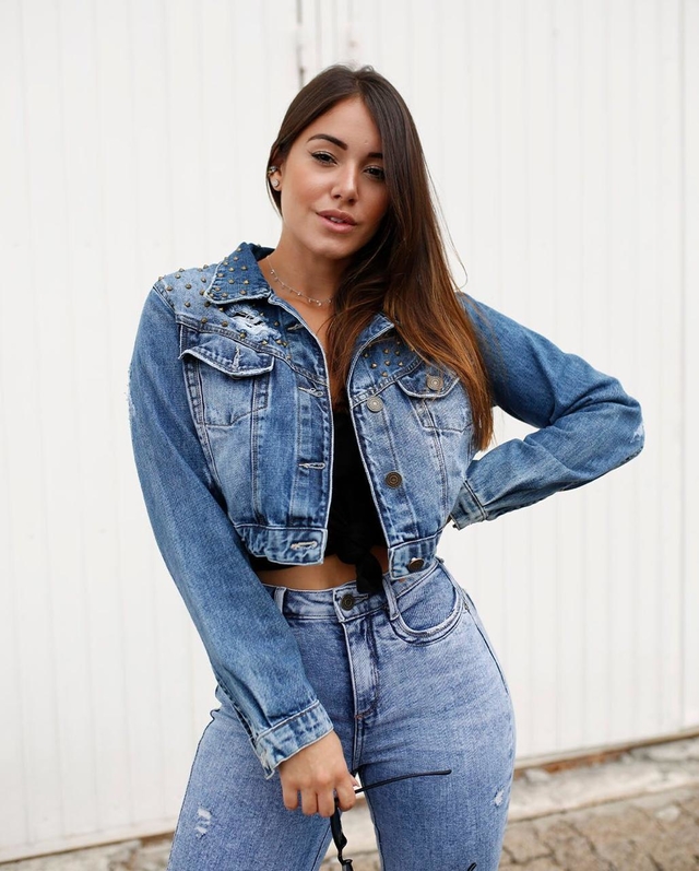 jaqueta jeans plus size barata