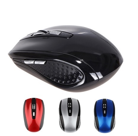 Mouse Óptico Sem Fio 2,4 GHz Mouse Gamer para Laptops Com Receptor US