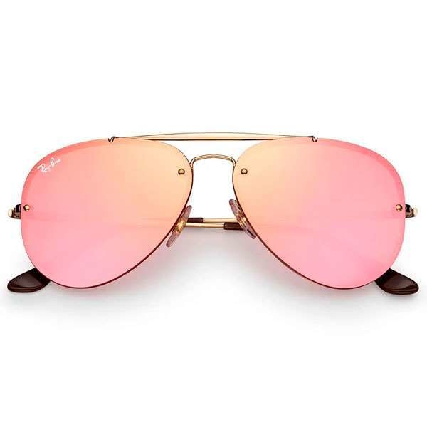 Ray-Ban Óculos De Sol Aviador Blaze RB3584 Rosa Espelhado