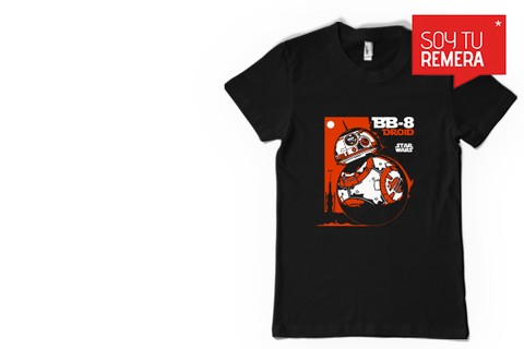 Remera BB-8 Droid Star Wars Remera BB-8 Droid Star Wars