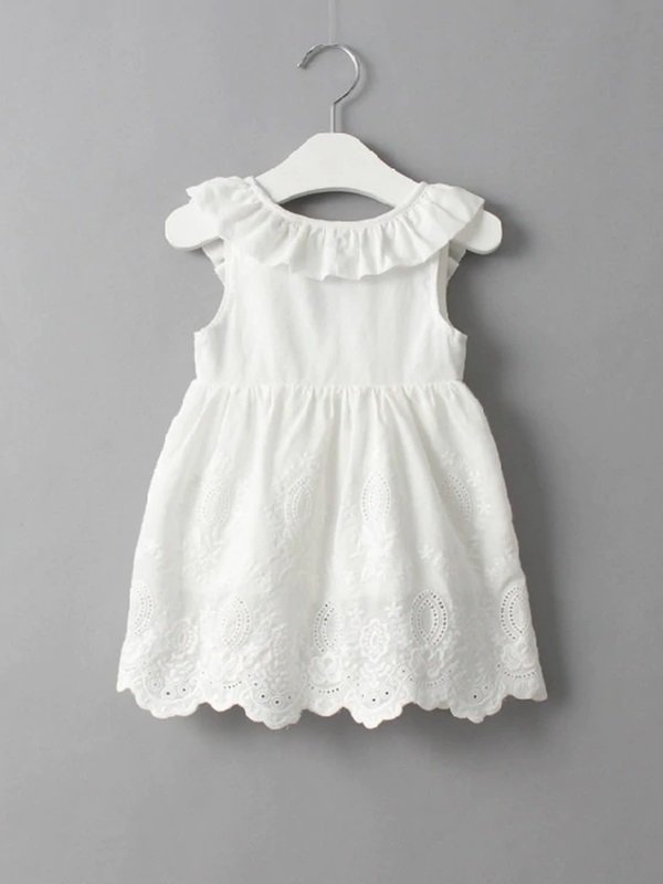 vestido de crianca branco