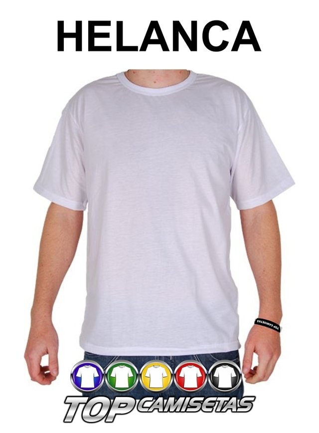 Camiseta Lisa - Malha Helanca Light 100% Poliéster