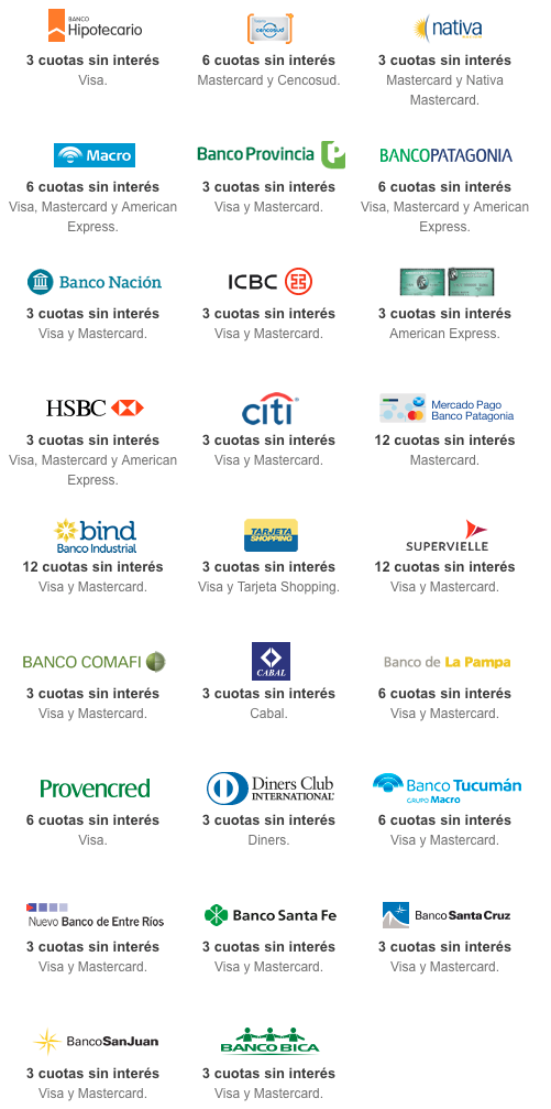 Promociones de bancos en MercadoPago Mercadolibre