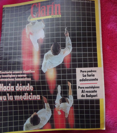 Clarín revista 21 de abril de 1991- Emilio Salgari - Aida Luz