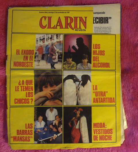 Clarín revista 27 noviembre de 1987 - Luis Alberto Spinetta