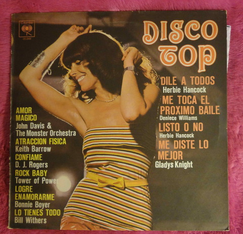  Disco Top vinilo música retro años 70 