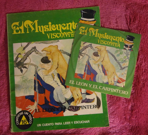 Musicuento Viscontea 16 - El leon y el carpintero - Fabula oriental - Libro y disco