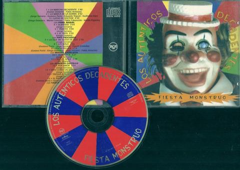 Los Auténticos Decadentes - Fiesta Monstruo Cd Original 1993