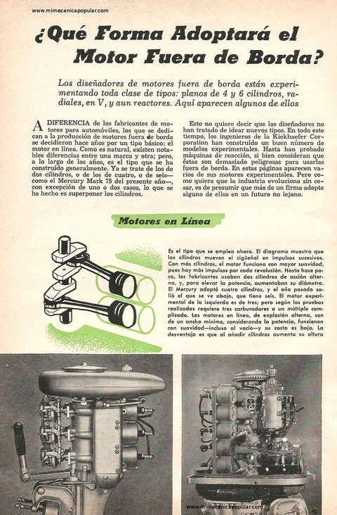 Mecánica Popular Revista - Noviembre de 1957