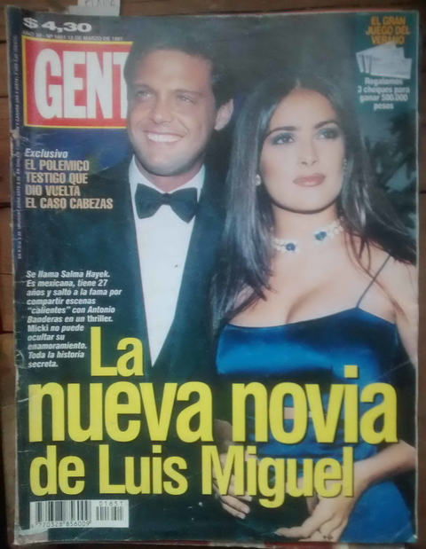 Revista Gente - 1997 Luis Miguel - Xuxa - Adriana Brodsky - Flavia Palmiero