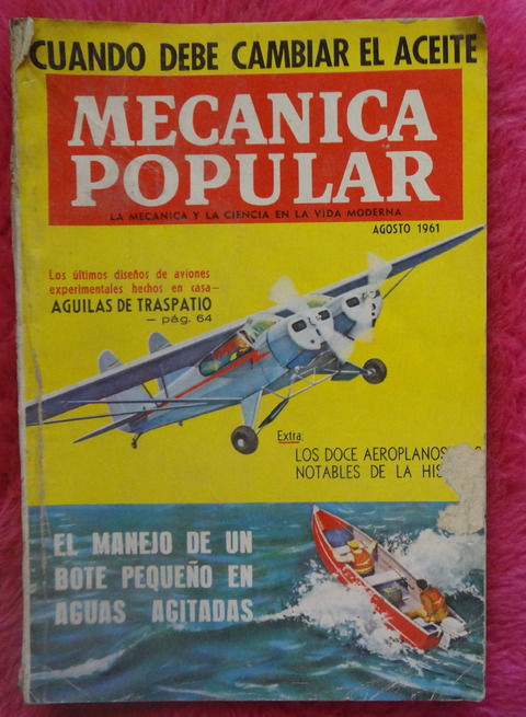 Mecánica Popular Revista - Agosto de 1961