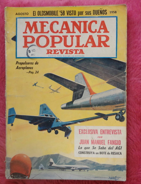 Mecánica Popular Revista - Agosto de 1958