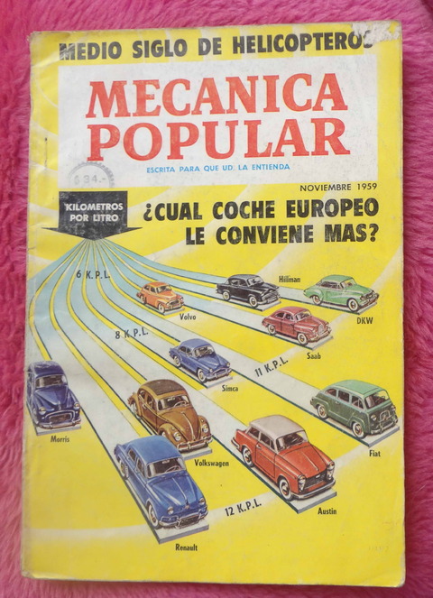 Mecánica Popular Revista - Noviembre de 1959