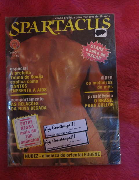 revista gay Spartacus año 2 Numero 15 Brasilera años 90