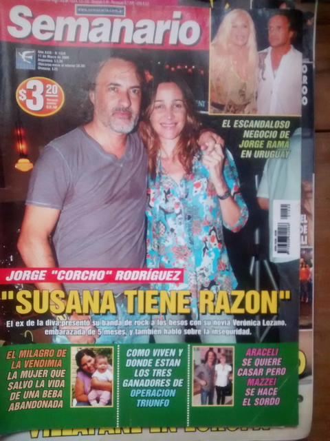Revista Semanario - 2009 - Susana Gimenez - Barbara Velez - Natalia Yanel