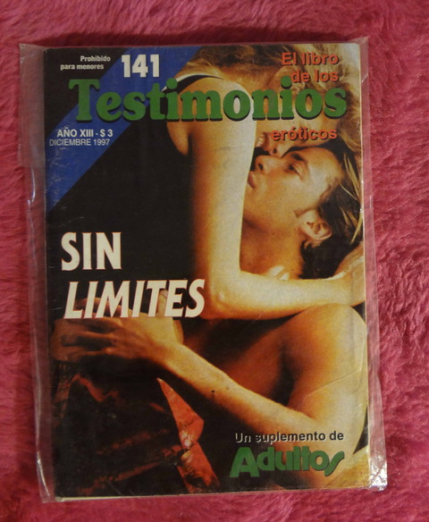 revista El libro de los Testimonios eróticos N°141