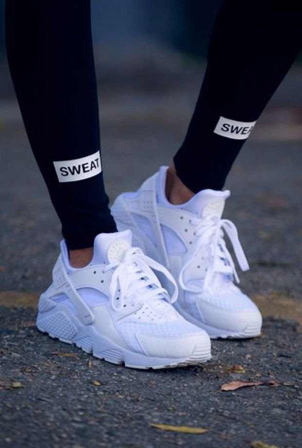 nike huarache women white