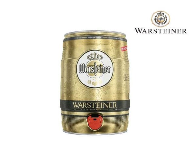 WARSTEINER BARRIL X 5 LT X UN. - Club Cervecero del Duende