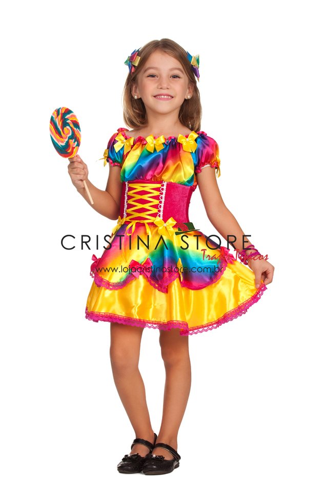 traje caipira infantil feminino