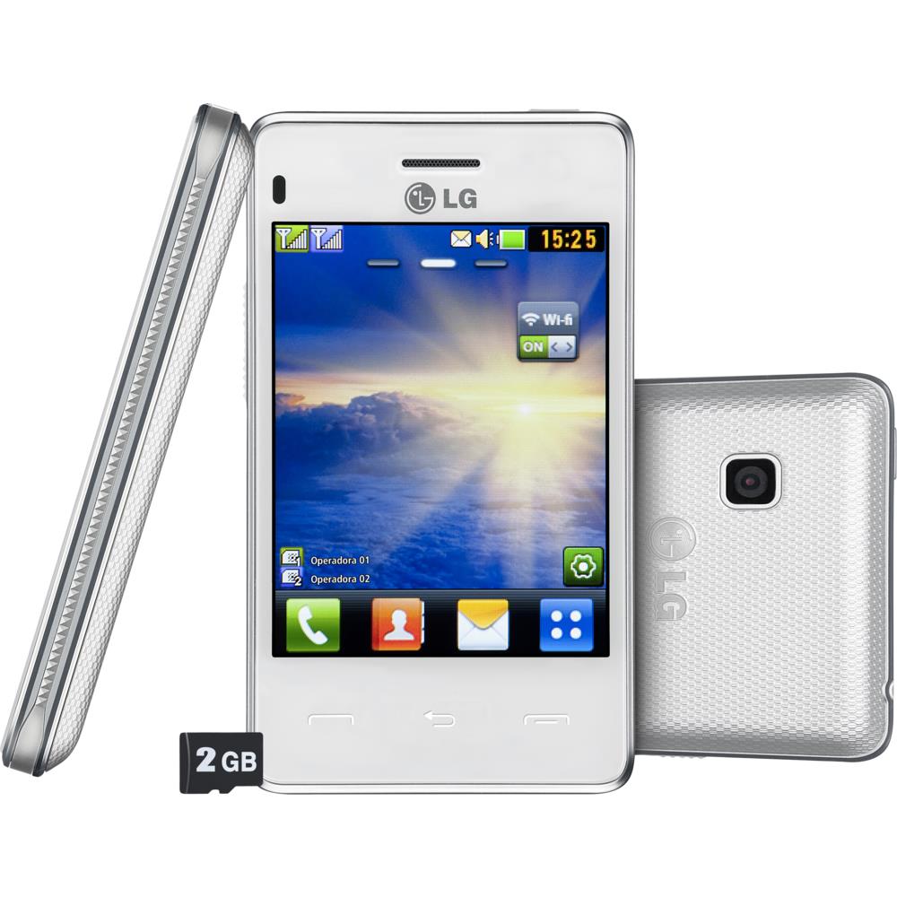 O celular desbloqueado Oi LG T375 Preto