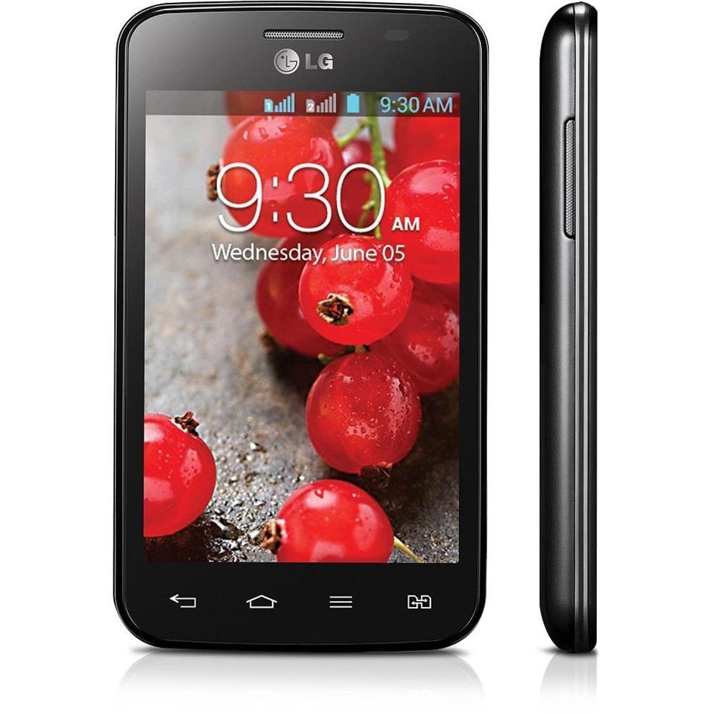 celular desbloqueado LG Optimus L4 II Dual E467 Branco TIM câmera