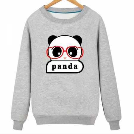 blusa de moletom panda