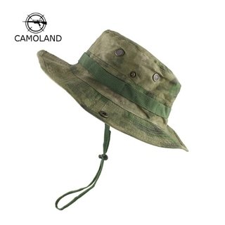 Camoland* 541 Chapéu Masculino Caçador Militar Camuflado Algodão