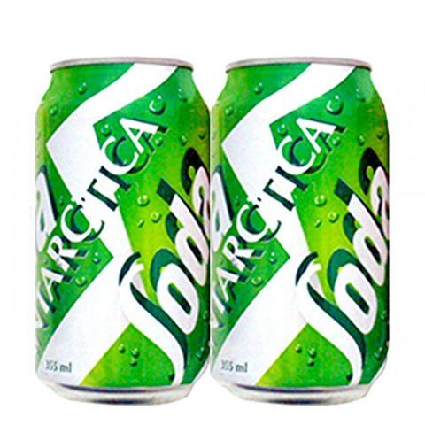 LATA REFRIGERANTE ANTARCTICA SODA 355 ML ALUMÍNIO BRASIL LATA REFRIGERANTE ANTARCTICA SODA 355 ML ALUMÍNIO BRASIL