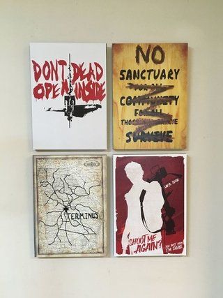 No Sanctuary at Terminus Poster inspired by The Walking Dead