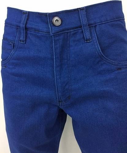 Calça Jeans Masculino Confortavel Azul Tem Plus Size Barato