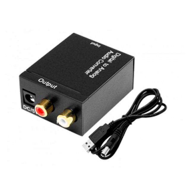 CONVERSOR AUDIO DIGITAL FIBRA OPTICA A RCA NM-RCA CONVERSOR AUDIO DIGITAL FIBRA OPTICA A RCA NM-RCA