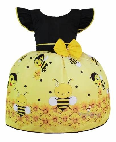 vestido da abelhinha infantil