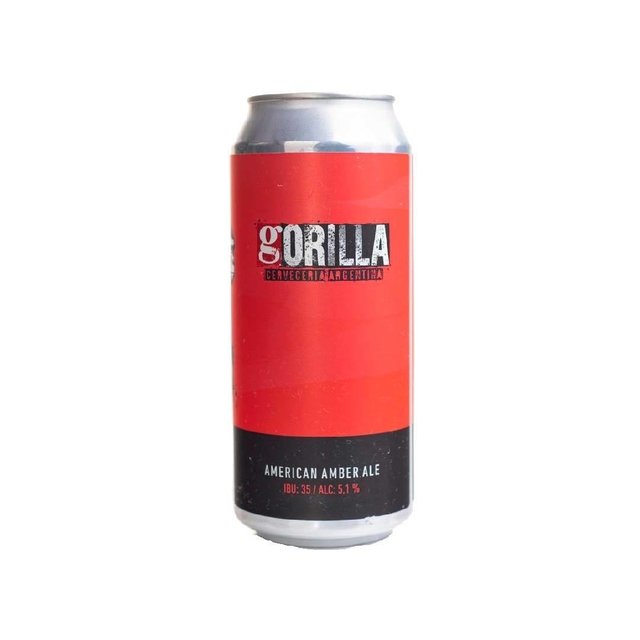Gorilla American Amber Ale 473ml - Puro Escabio