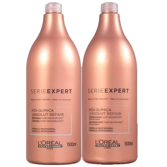 L'Oréal Shampoo Pós Química 1500ml Condicionador Pós Química 1500