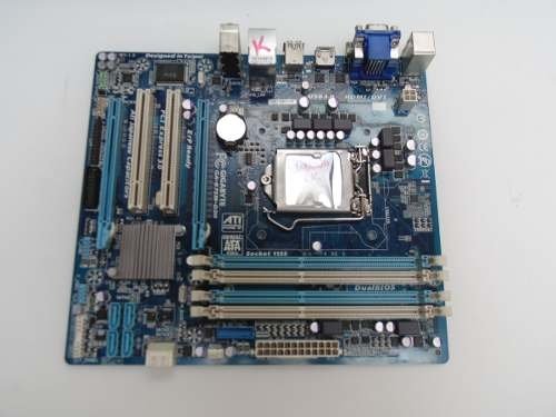 Placa Mae P Pc 1155 Ddr3 Gigabyte Ga 5m D3h Rev 1 0