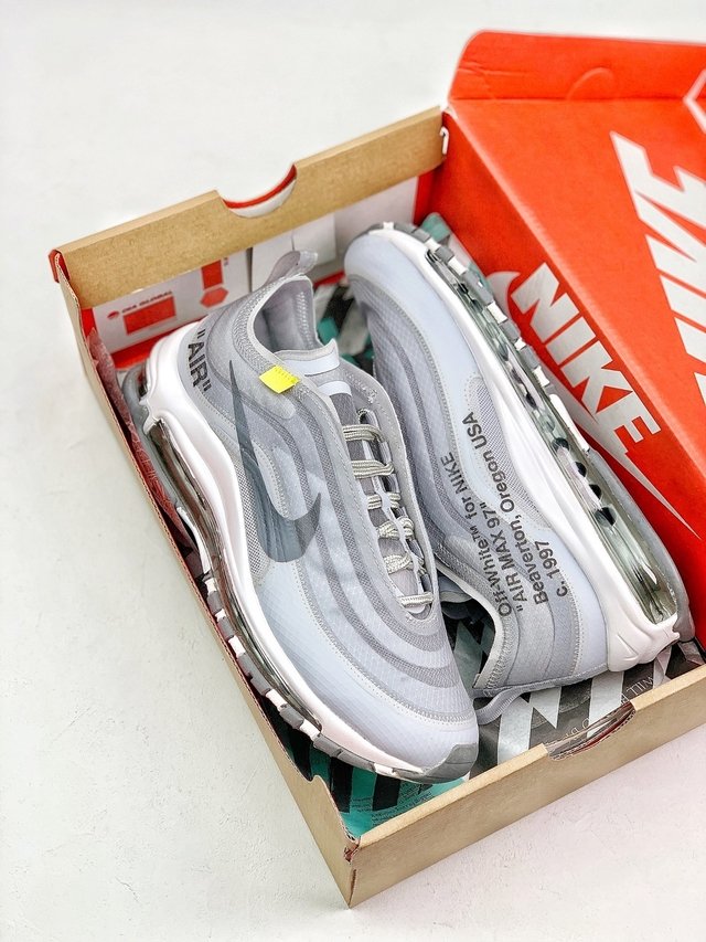 Nike OFF-WHITE x Air Max 97 - gris - Farfetshoes