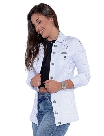 jaqueta sarja feminina branca