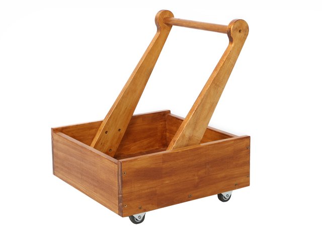 carrito andador madera