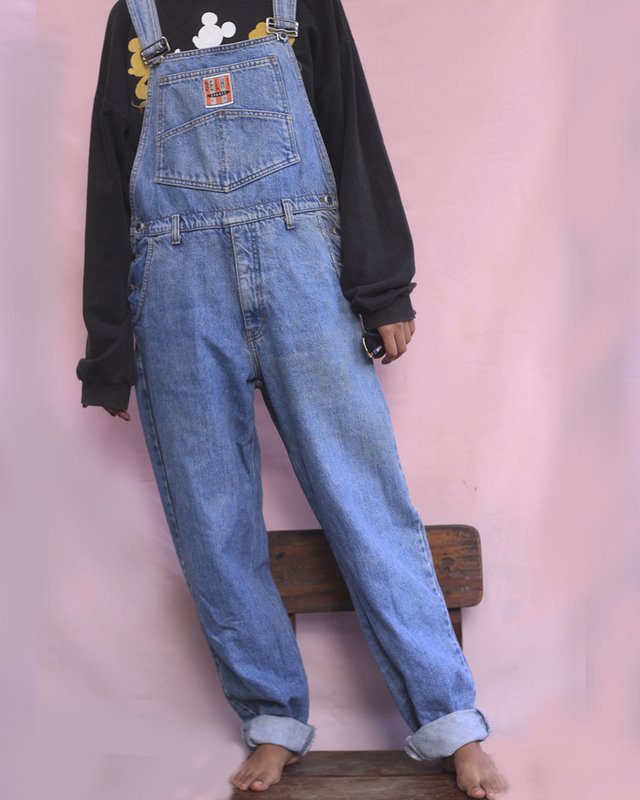 macacão vintage jeans