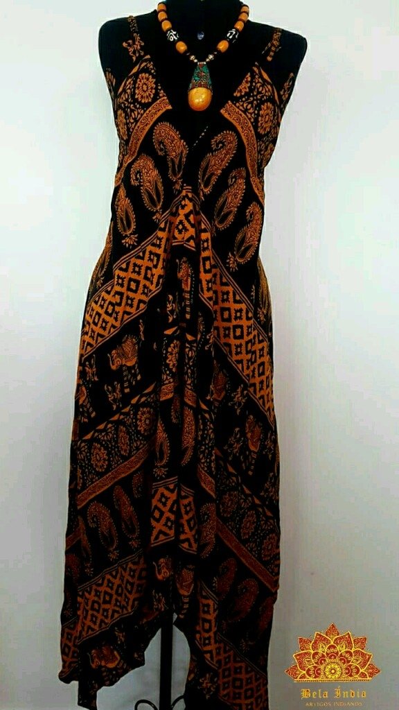vestido batik indiano