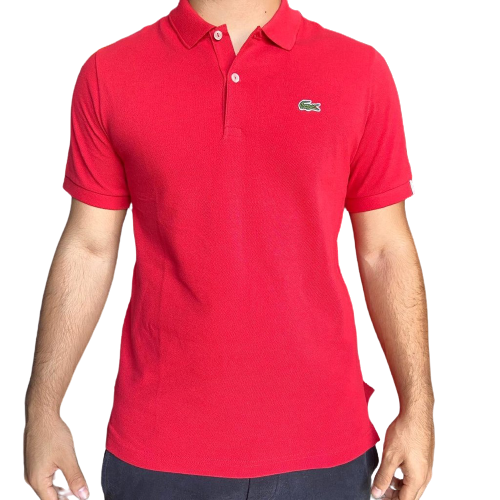 Camisa Gola Polo LACOSTE Vermelho - BG Online