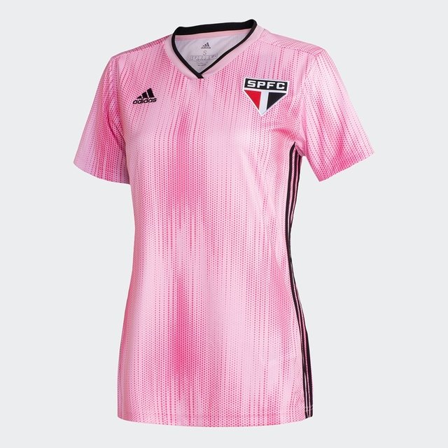 Camisa São Paulo Outubro Rosa 2019 Adidas Feminina - Rosa