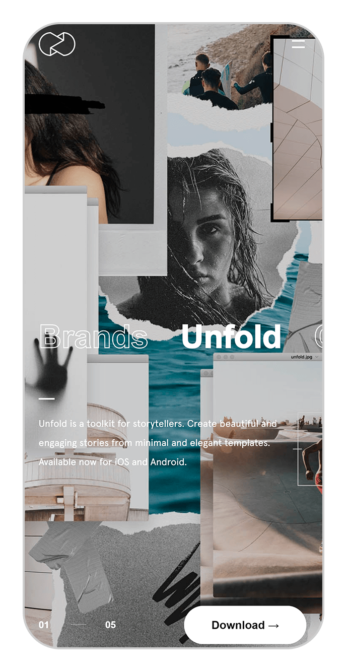 unfold