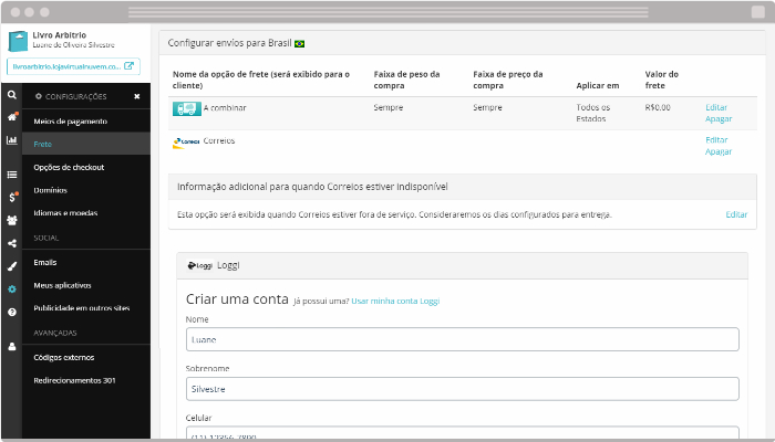 O que fazer com os Correios indisponível