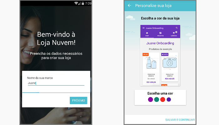Aplicativo para lojas virtuais